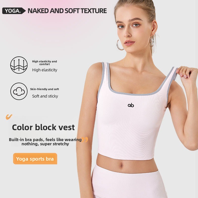 بلوزة يوغا صيفية للنساء بتصميم - مراجعة Tank Top Ribbed وسعره